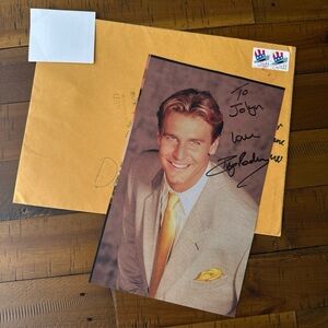 Ingo Rademacher General Hospital Autograph Signed 10.75x6.5" Magazine Photo